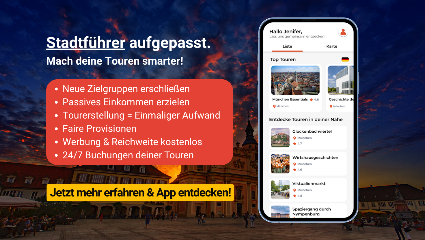 Stadführer Werbung