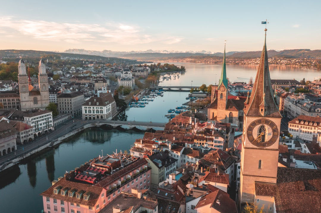 Zürich Altstadt und See