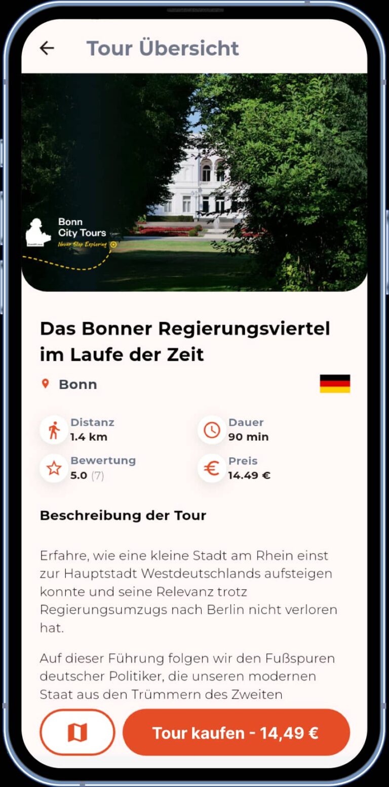 App Screenshot Tour Übersicht